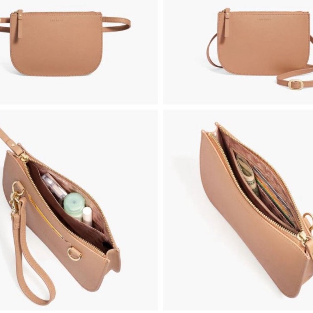 Lo & Sons Waverley 2 crossbody tan large*NWOT*